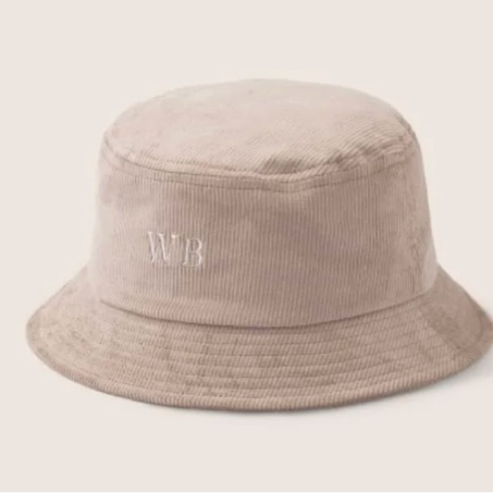 Will & Bear Perry Bone Beige Cord Bucket Hat Unisex New With Tags $78 MSRP - Picture 2 of 4
